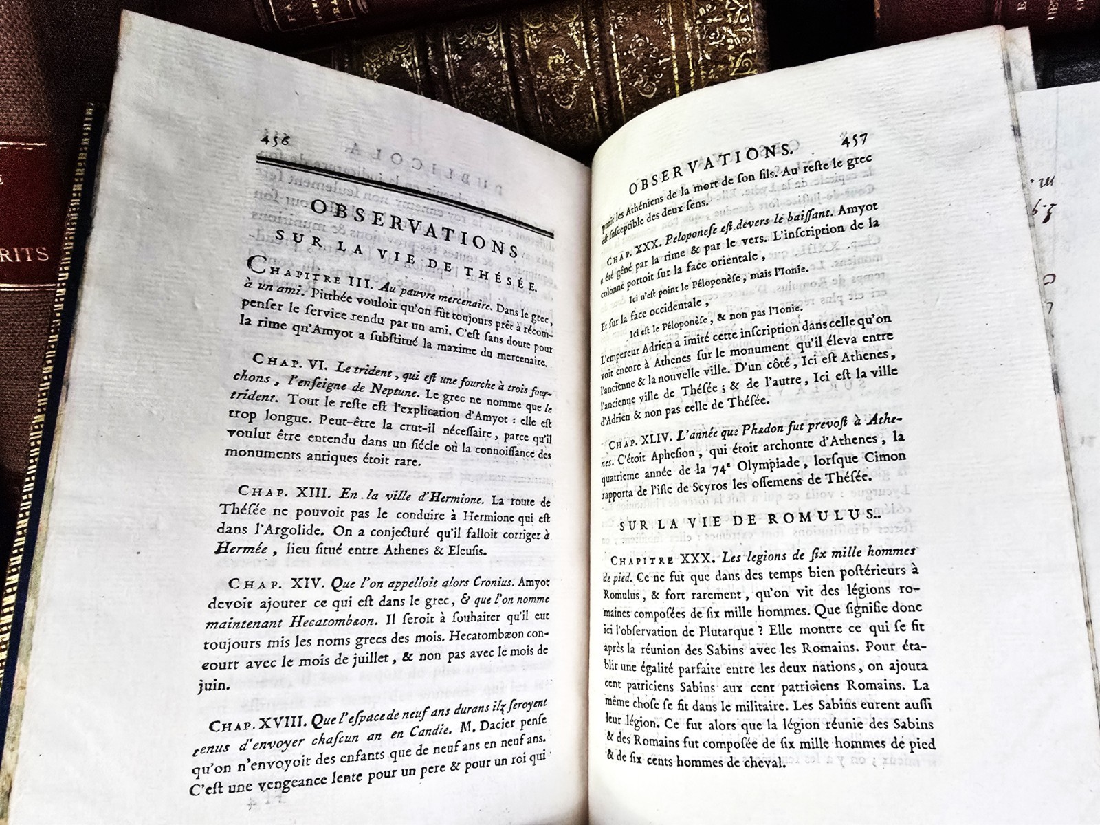 1783 – Lives of Illustrious Men by Plutarch – Theseus, Romulus, Lycurgus, Solon