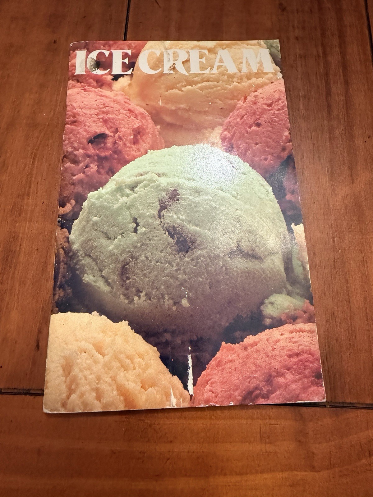 Vintage 1974 Ice Cream Cookbook Irena Chalmers Milton Glaser Cover Design