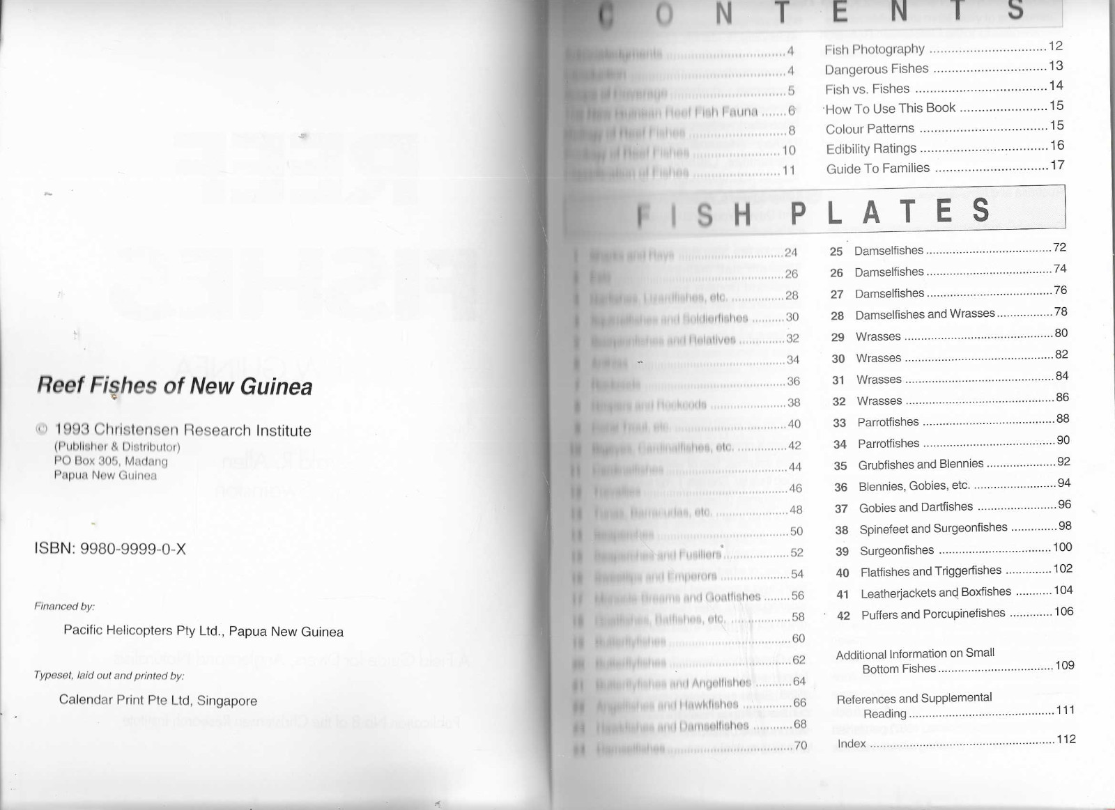 Gerald R Allen / Reef Fishes Of New Guinea Trade PB A Field Guide Divers Anglers