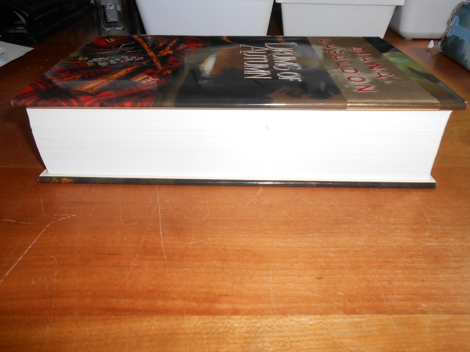 Diana Gabaldon DRUMS OF AUTUMN 1st/6th printing – HC/DJ VGC