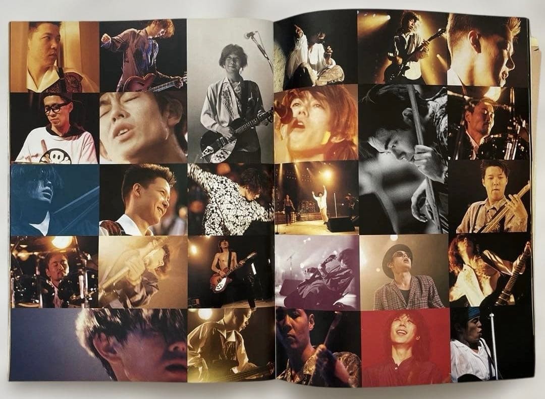 The Boom Live Pamphlet since 1986 with 3 Postcards, Monochrome & Color Photos