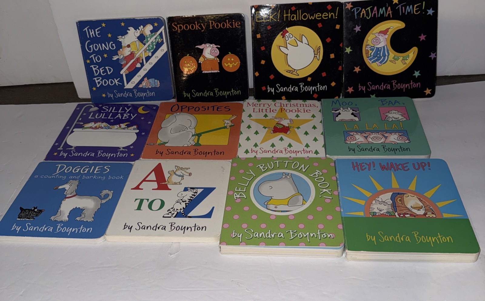Lot 12 Baby Board Books by SANDRA BOYNTON Like New