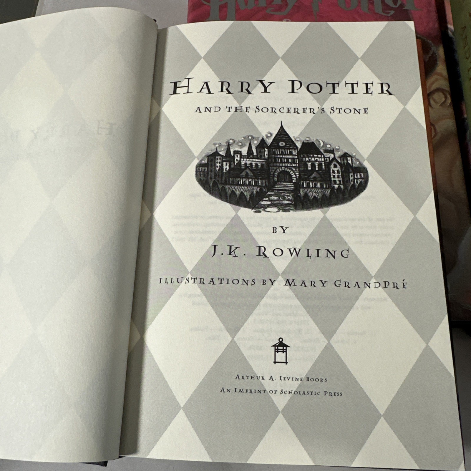 Harry Potter 1st Edition & 1st Printing Lot Volumes 1,2,3,4,7 Full Number Lines