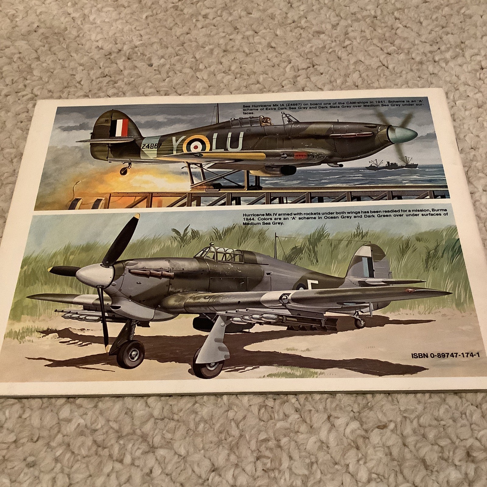 Hurricane in Action #72 by Jerry Scutts- Squadron Signal Publications