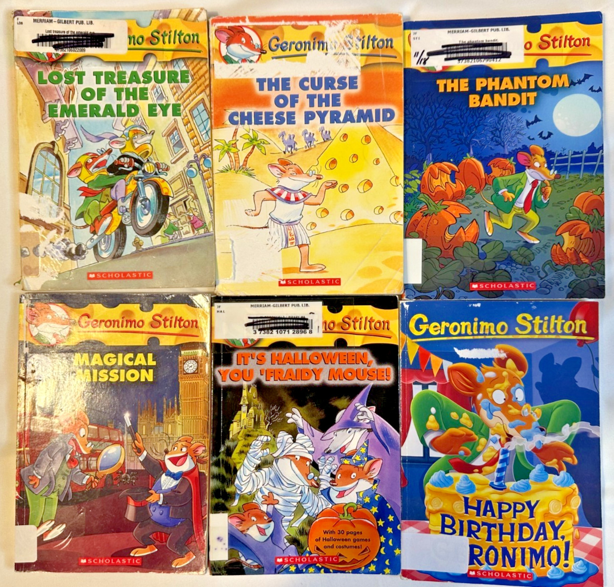 Geronimo/Thea Stilton Creepella Spacemice Series Book Lot Set of 20 Paperback