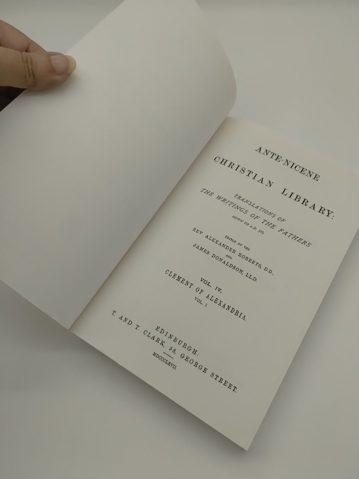 Clement Of Alexandria: Ante Nicene Christian Library Part 4 Down To AD 325