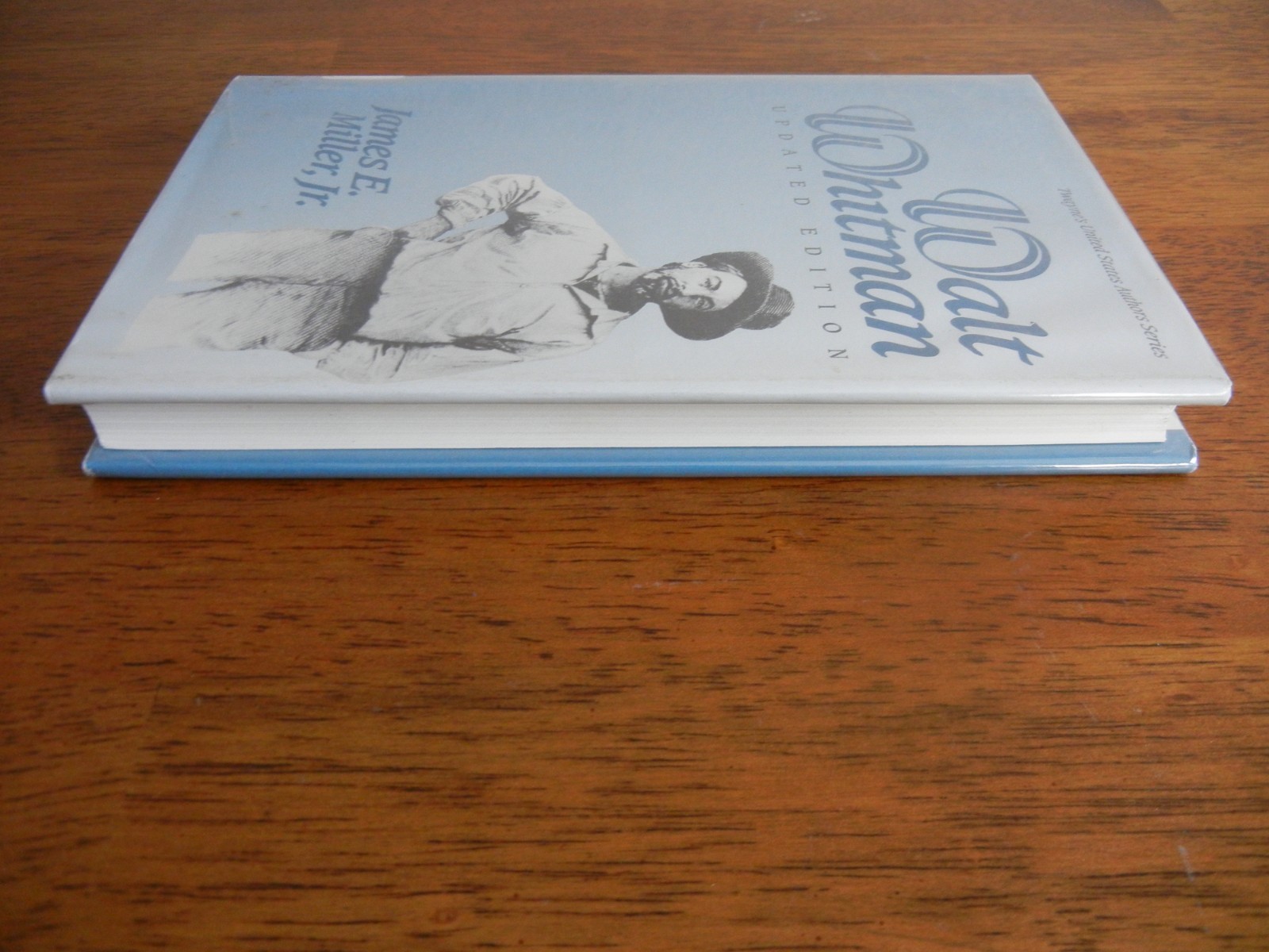 WALT WHITMAN UPDATED EDITION – JAMES E. MILLER, JR. HARDCOVER DUSTCOVER 1990