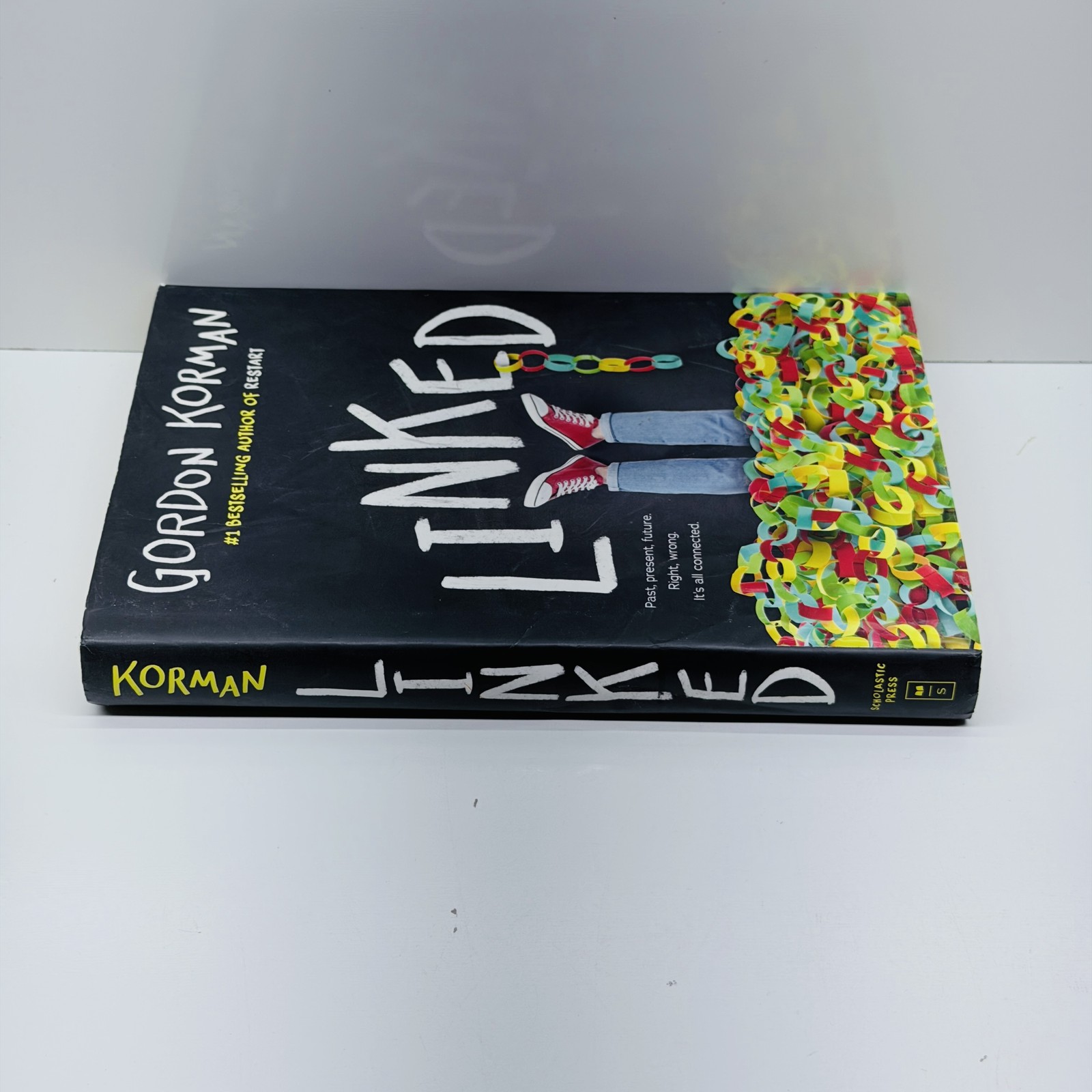 Linked by Gordon Korman Signed 1st Edition Hardcover 2021 Scholastic Press YA