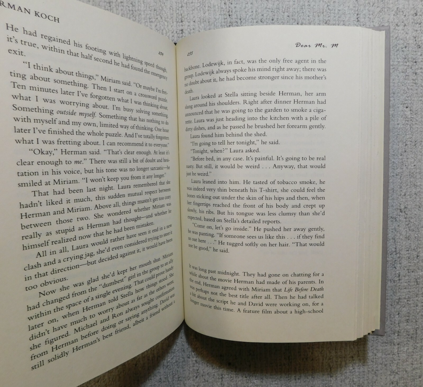 Dear Mr. M by Herman Koch (First American Edition, Hardcover with Dust Jacket)
