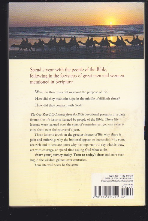 The One Year Life Lessons from the Bible by Neil S. Wilson Paperback LN