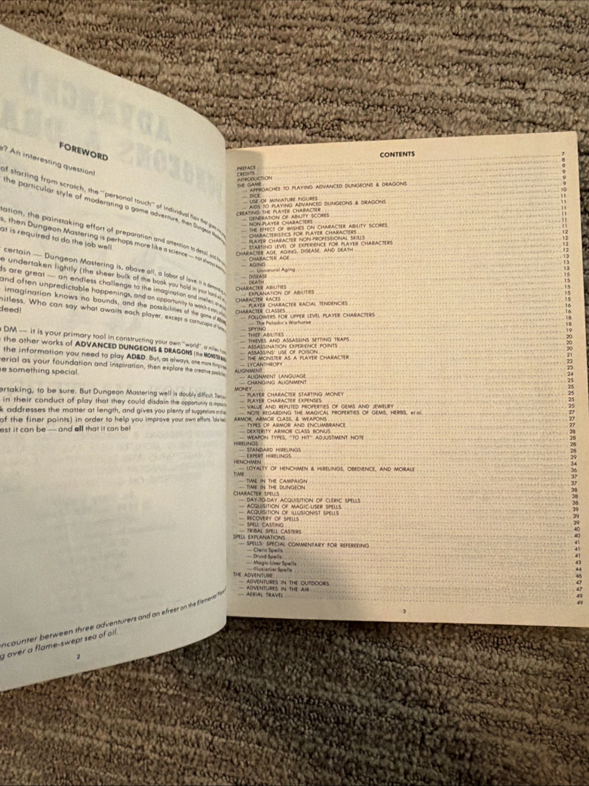 Dungeons Dragons AD&D Dungeon Master’s Guide TSR 1979 Revised Edition READ DESCR