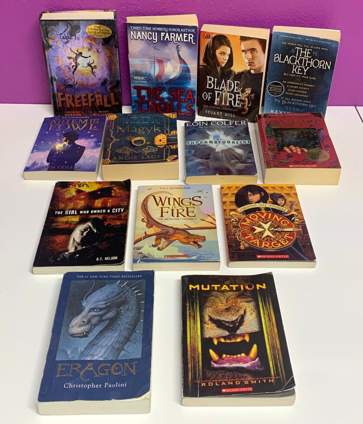 13 Fantasy Sci-Fi Dystopian Contemporary Magic Drama Mystery TEEN Books lot