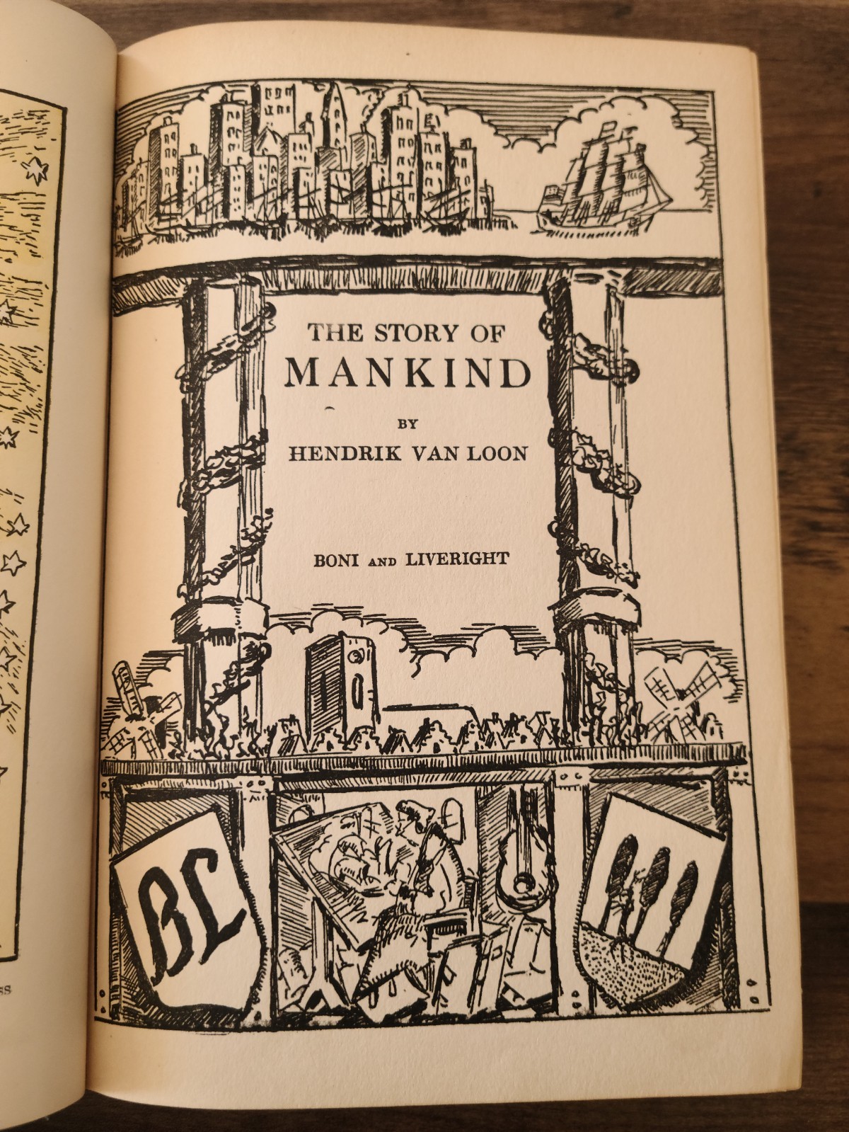 The Story of Mankind by Hendrik Van Loon (1938, Garden City Publishing Co., H/C)