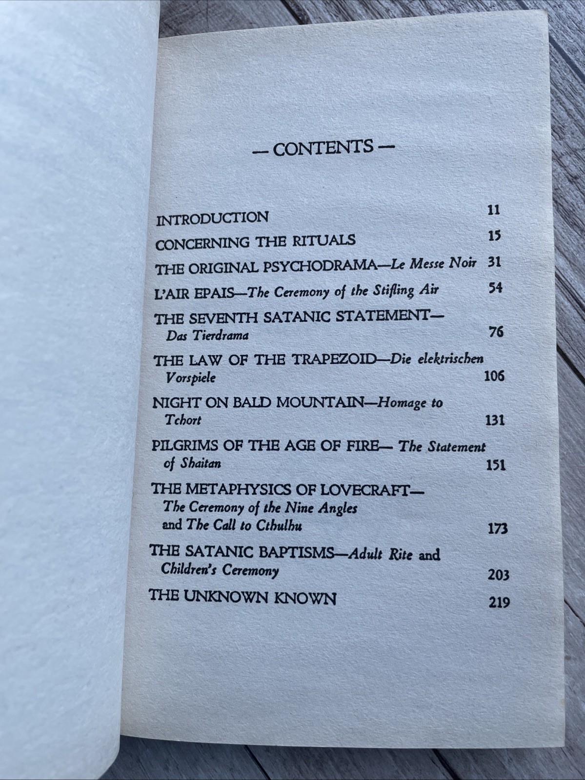 The Satanic Rituals By Anton Szandor LaVey (SC) Satanic Bible Companion Book