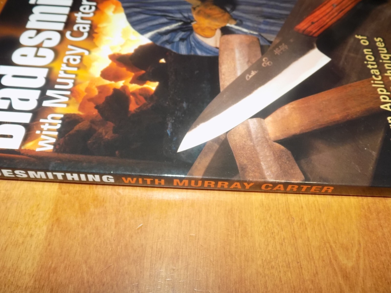 BLADESMITHING WITH MURRAY CARTER Knife Making Forge Knives Blades Blade Book NEW