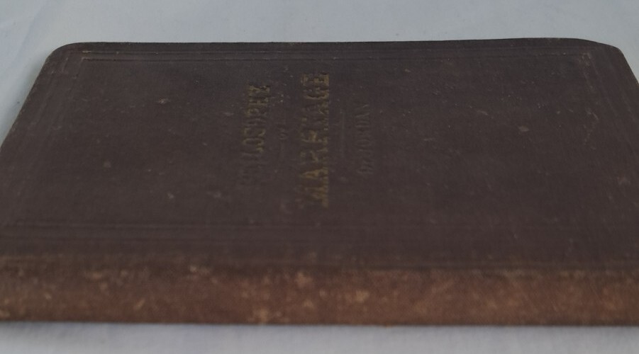 1865 The Philosophy of Marriage Being Four Important Lectures, Medical History