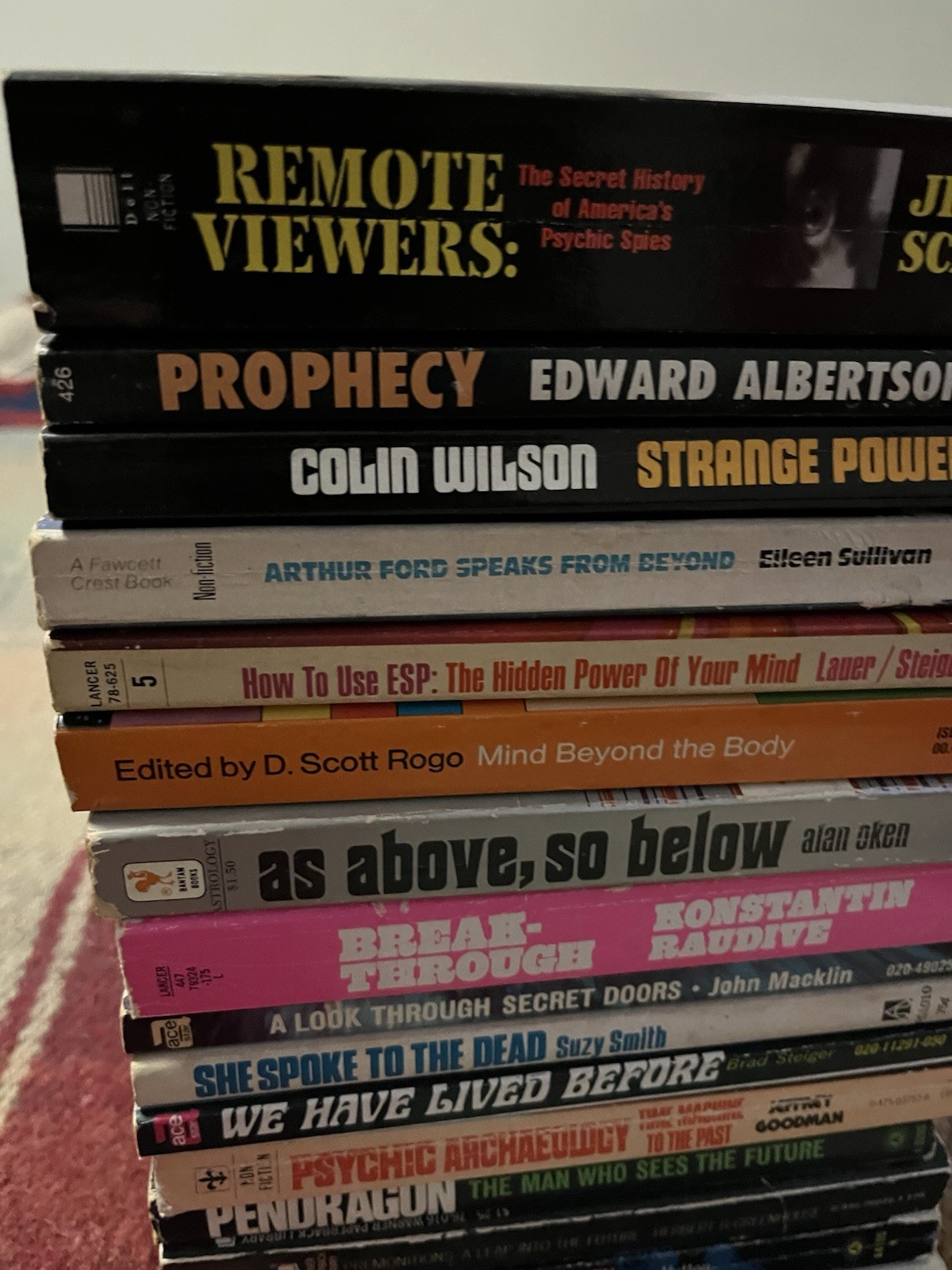 Telepathy, ESP, Psychic Powers, Prophecy Book Lot