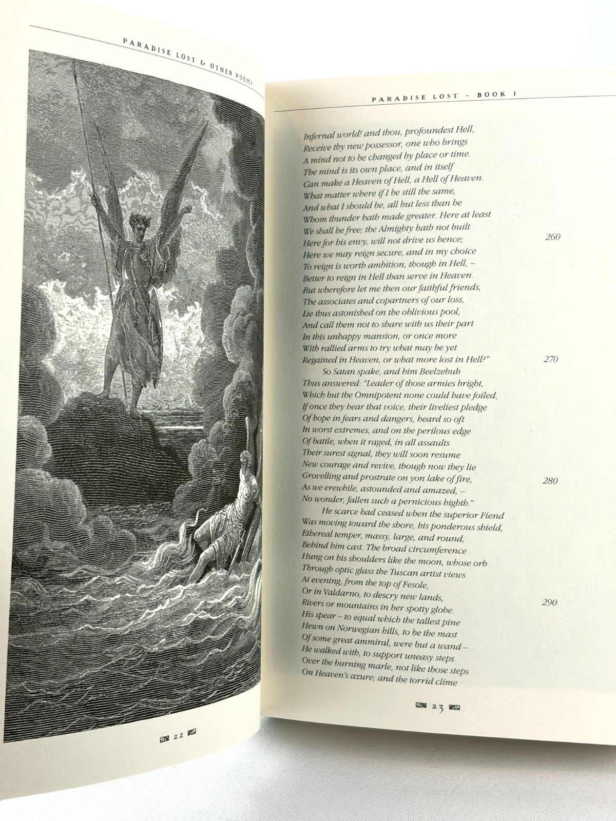 Paradise Lost & Other Poems by John Milton Gothic Fantasy Deluxe Hardcover *New*
