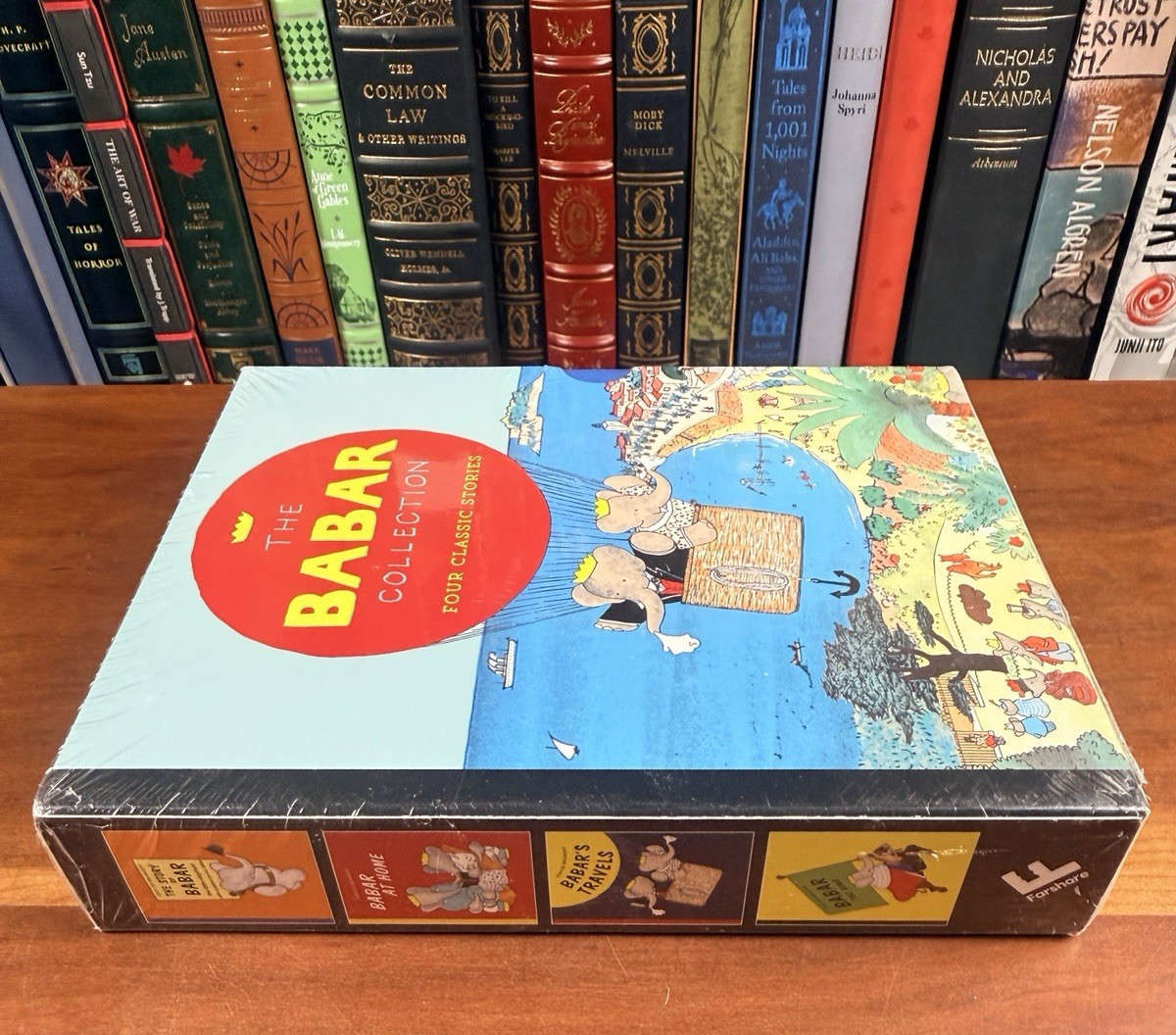 The Babar Collection: Four Classic Stories Book Set Hardcover Jean De Brunhoff