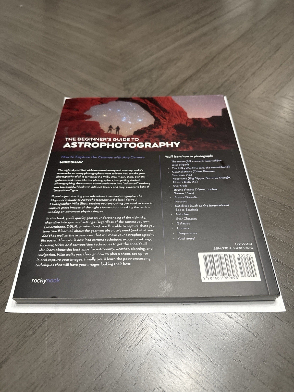 ROCKY Nook Beginner’s Guide to Astrophotography by Mike Shaw 2023 PB Photography