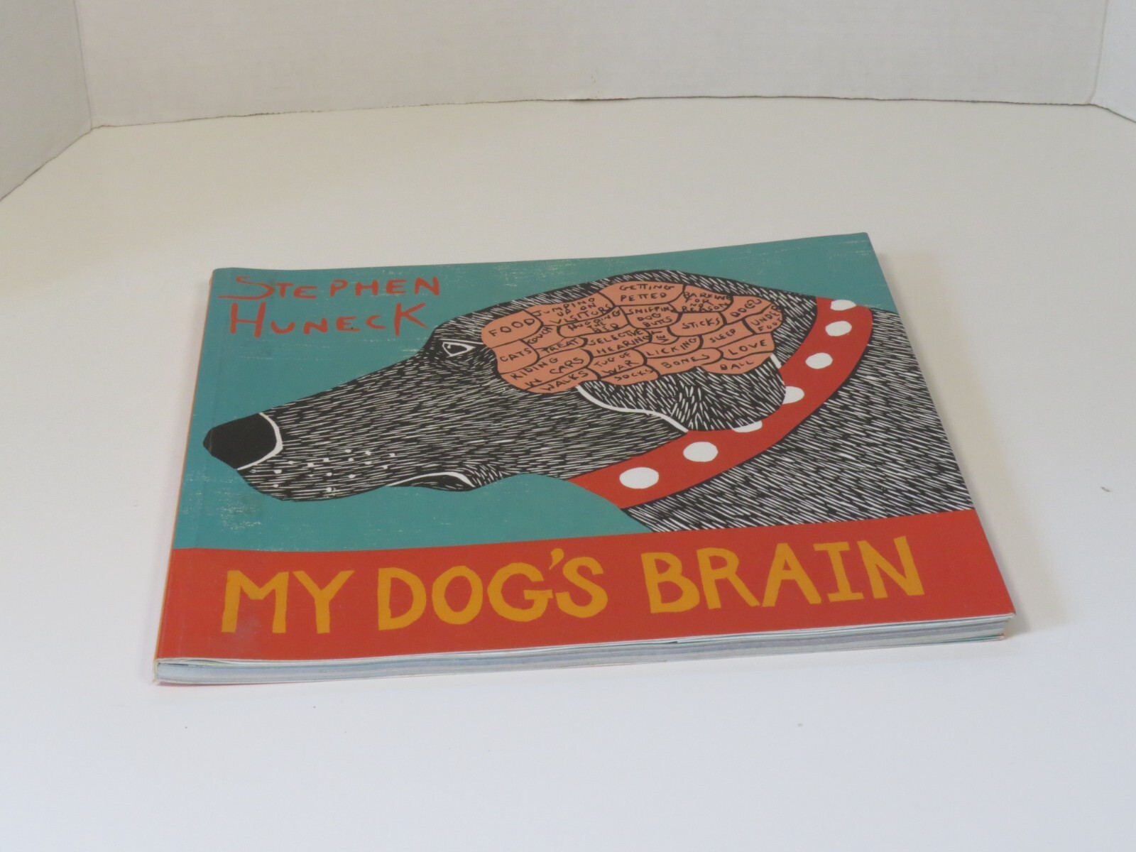 My Dog’s Brain 1st/SIGNED/Soft Cover 1997 VT Artist Labrador Good Dog Bad Dog