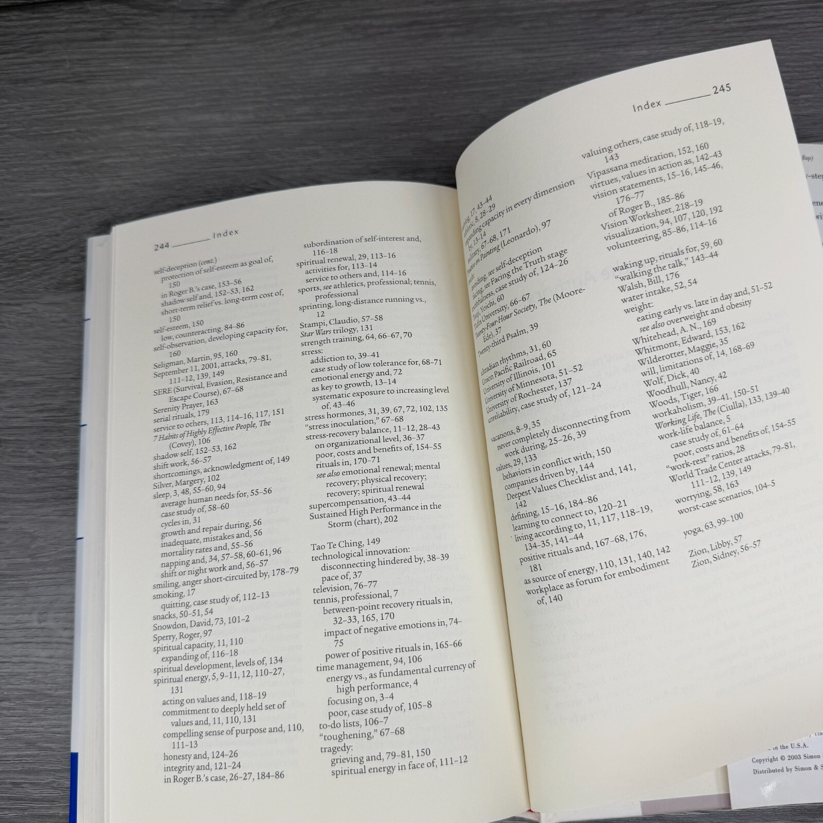 The Power of Full Engagement Jim Loehr & Tony Schwartz Managing Energy Book 2003