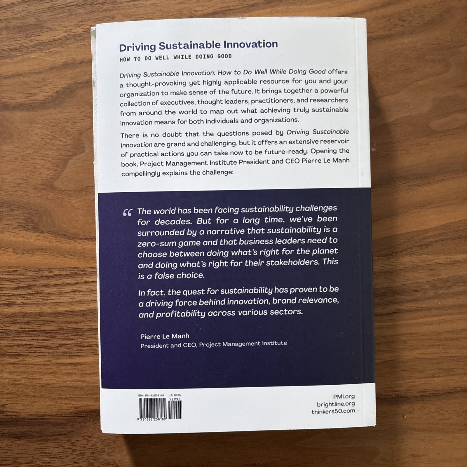 Driving Sustainable Innovation: How To Do Well While Doing Good