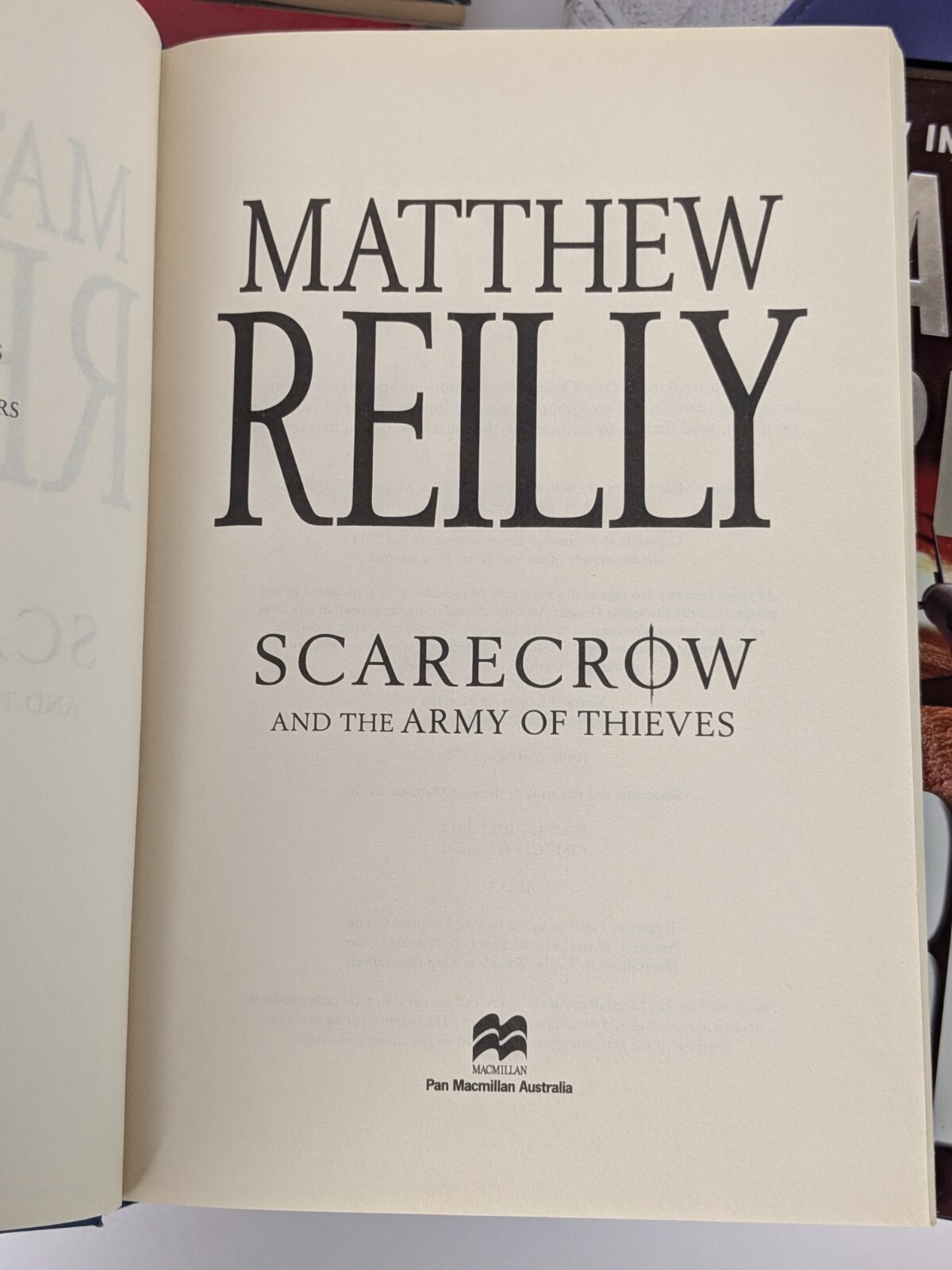 Matthew Reilly x 8 Hover Car Racer Scarecrow Cobalt Blue Great Zoo of China