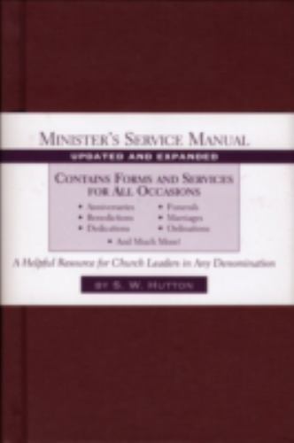 Minister’s Service Manual, Hardcover by Hutton, Samuel Ward, Brand New, Free …