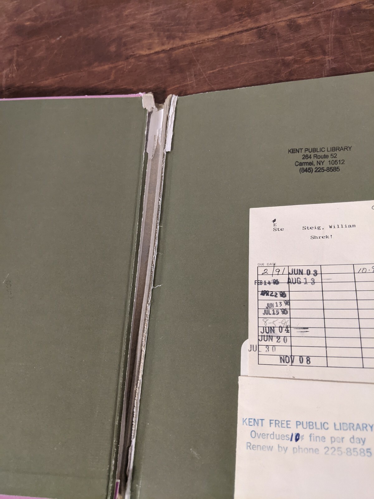 SHREK! by William Steig 1990 Hardcover Book First Edition 1st Printing ex libr.