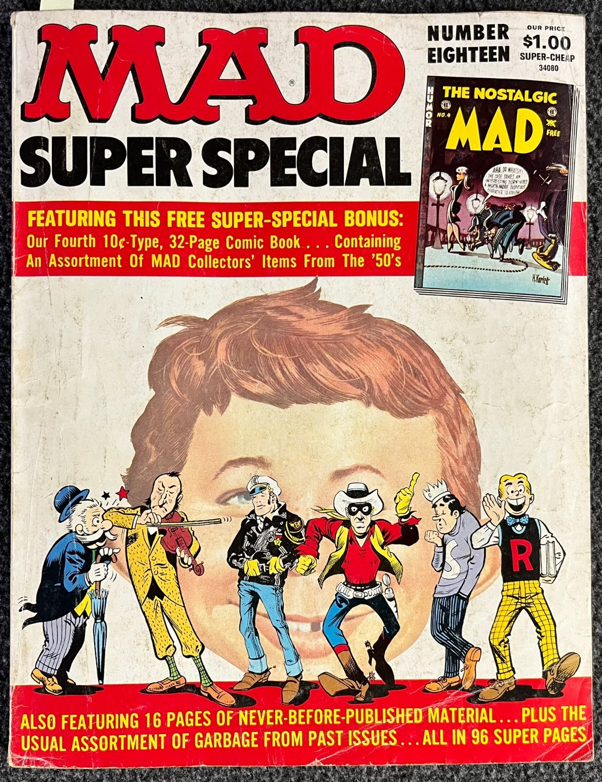 VINTAGE MAD Magazine Super Special Lot 4 Issues 11 16 18 20 Grade VGFN NO INSERT