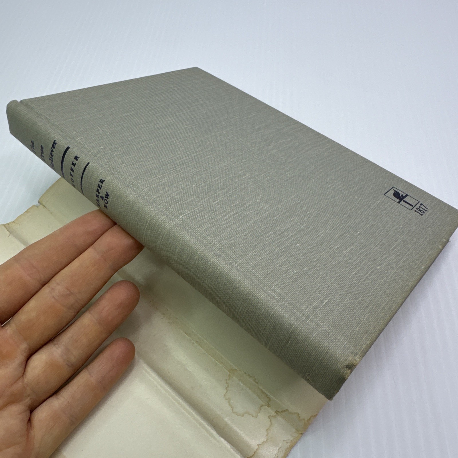 The True Believer Eric Hoffer First Edition Later Print c1951 HC Harper & Row
