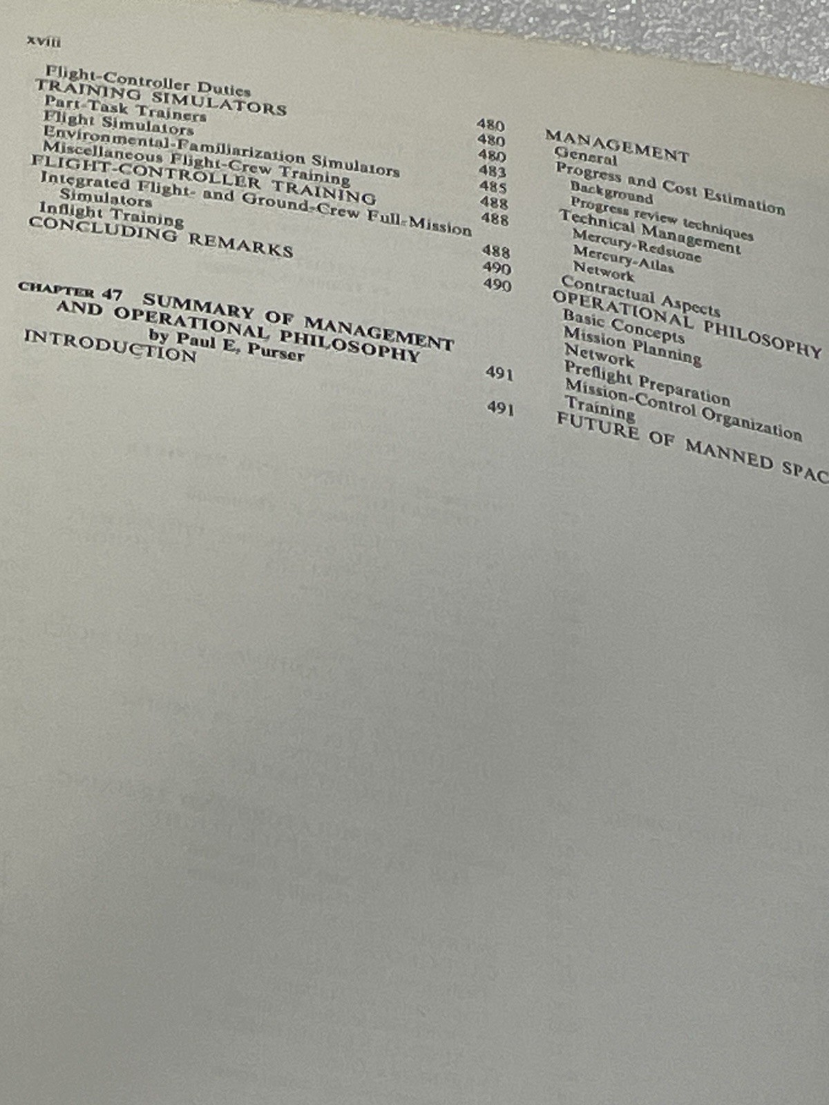 Manned Spacecraft by Paul E. Purser (et al.), HC, 1964