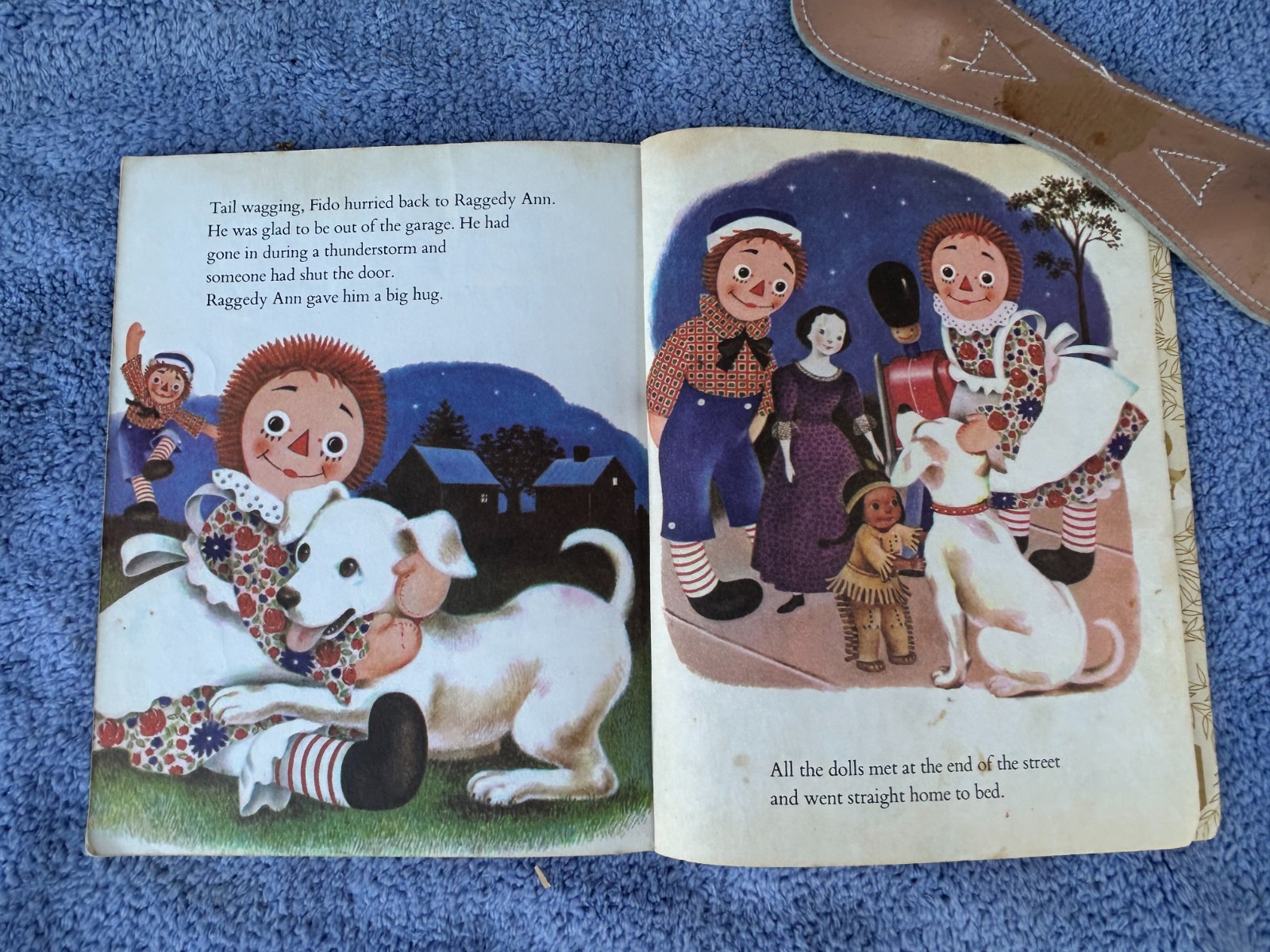 1969 A LITTLE GOLDEN BOOK RAGGEDY ANN AND FIDO 39 CENT
