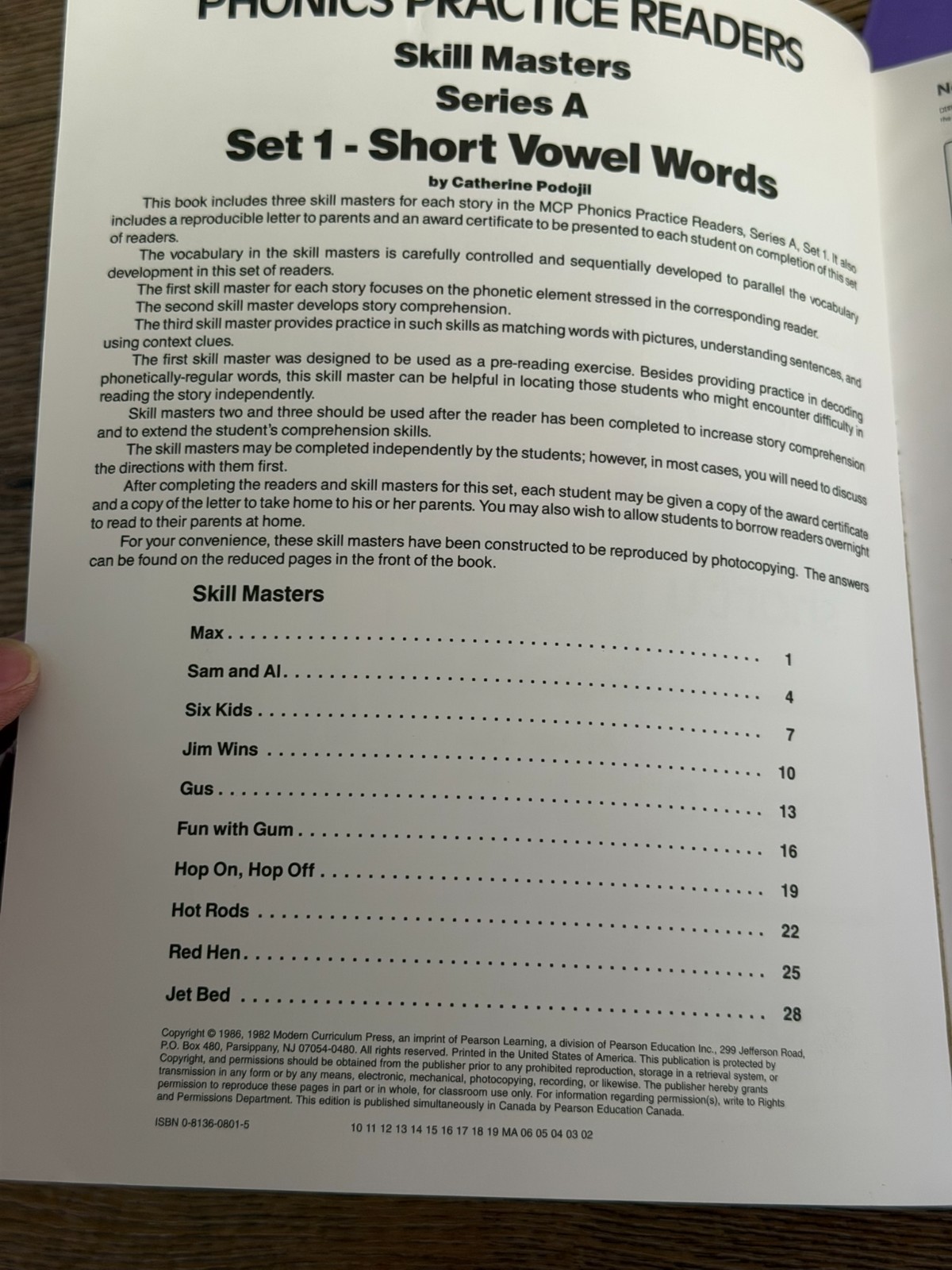 PHONICS PRACTICE READERS SERIES A SET 1-3 SKILLMASTERS By Modern Curriculum