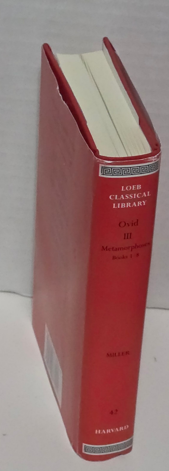 Ovid Metamorphoses Books 1-8 Loeb Classical Library HC DJ Frank Justus Miller