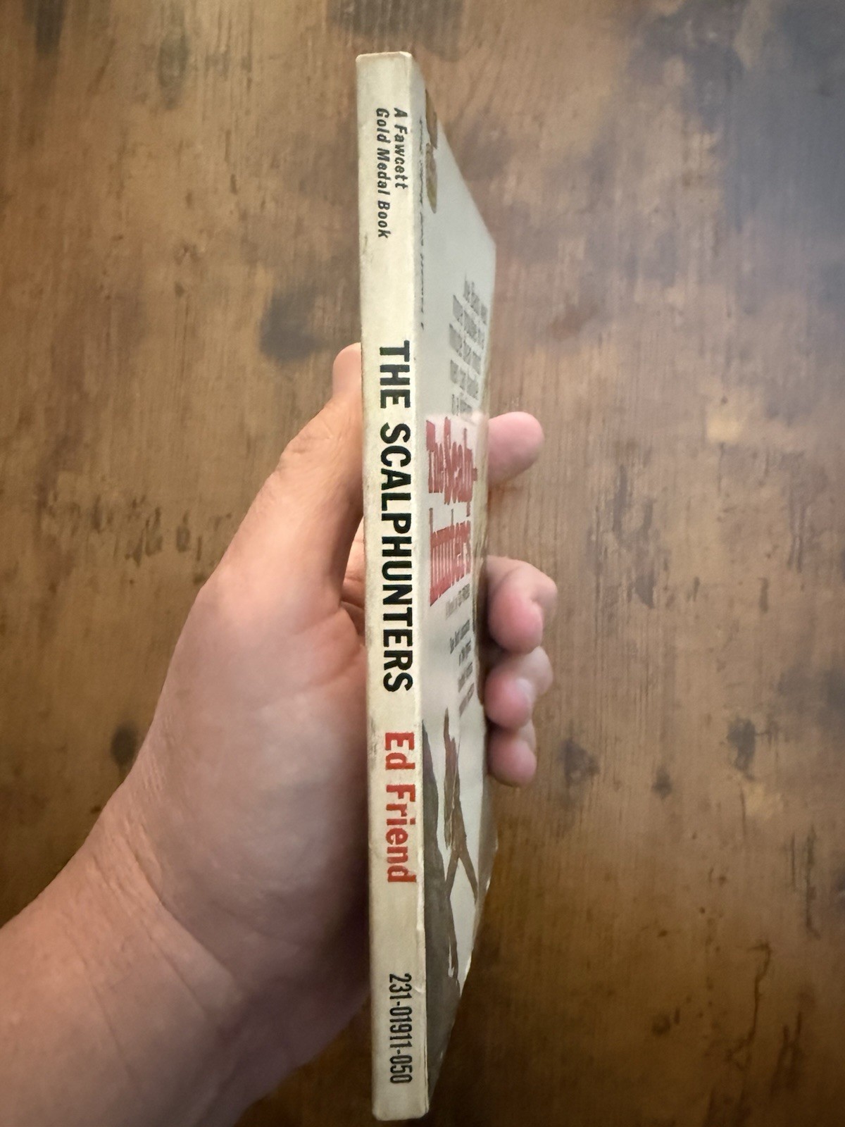 Ed Friend The ScalpHunters Do Vintage Paperback Western Movie Tie-in 1960s