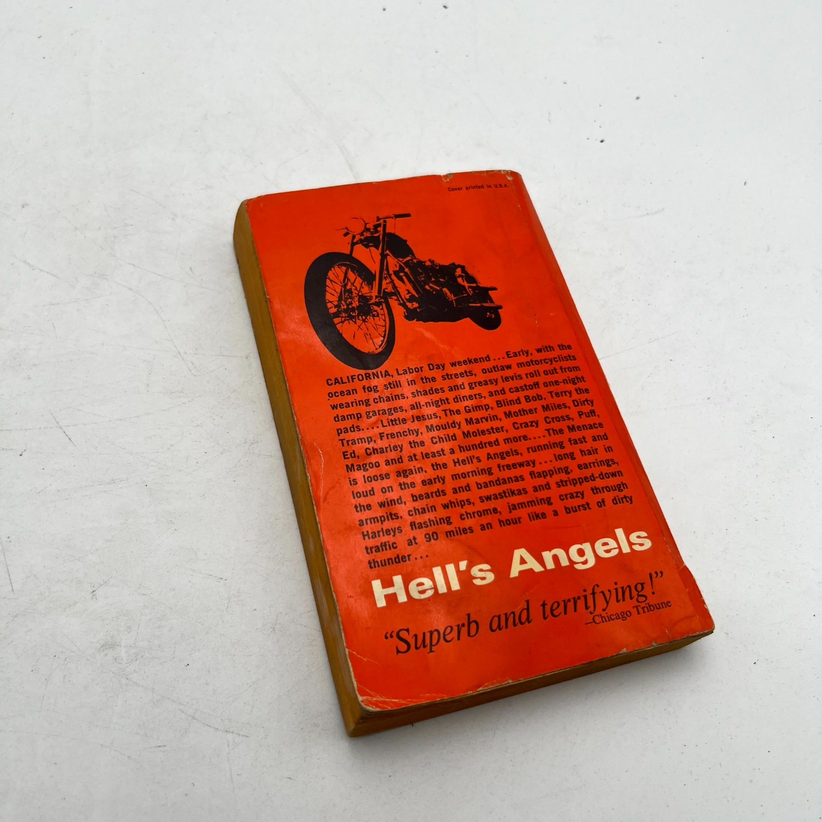 Hell’s Angels by Hunter S. Thompson 1967 Ballantine Books Paperback Vintage