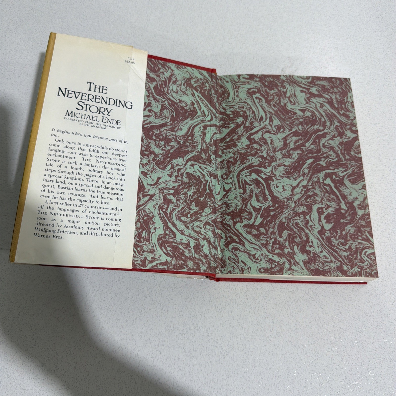 The Neverending Story Michael Ende 1983 1st Edition 3rd Printing Doubleday HC DJ