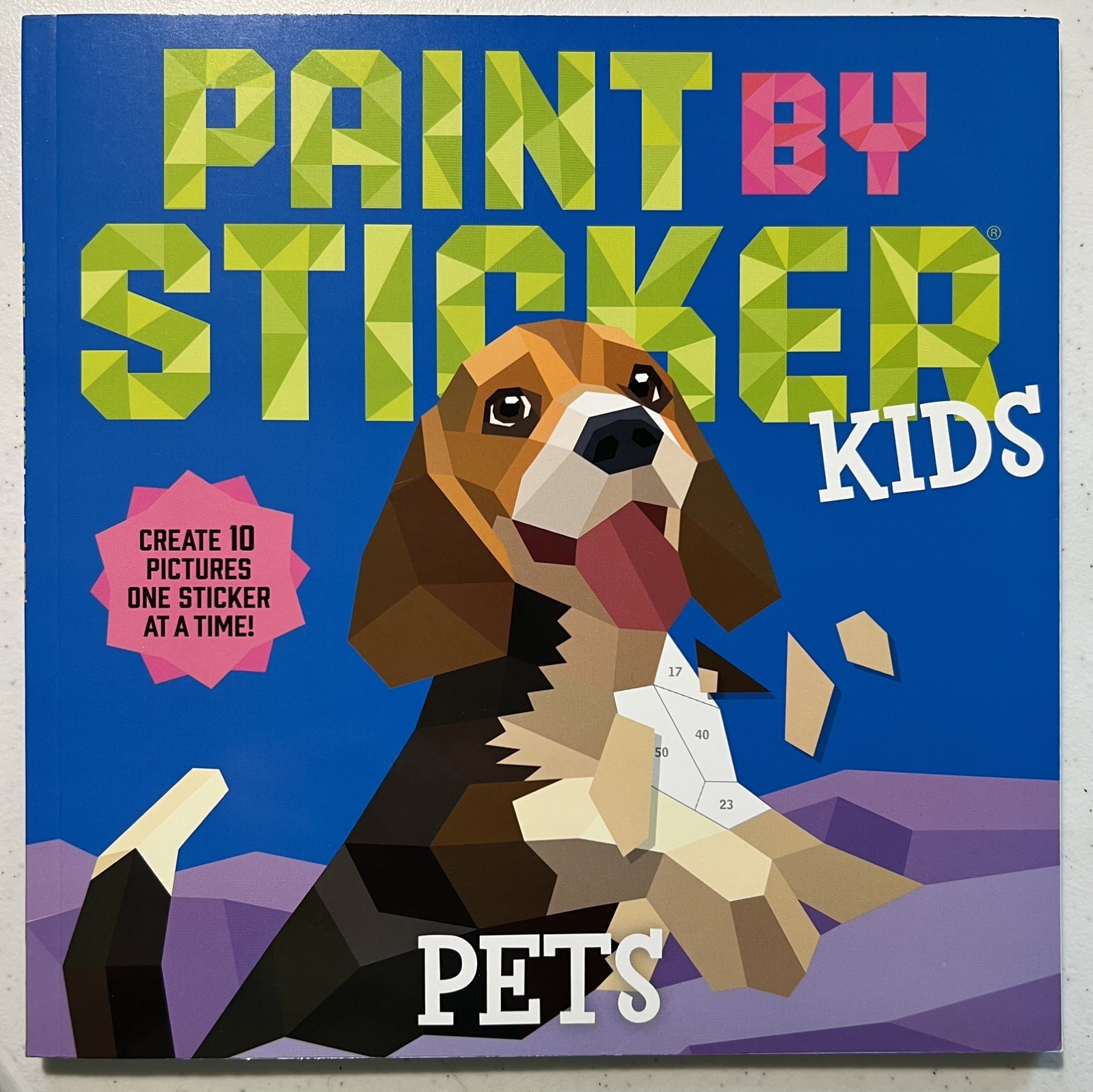 Paint by Sticker Kids: Pets – Create 10 Colorful Pictures!
