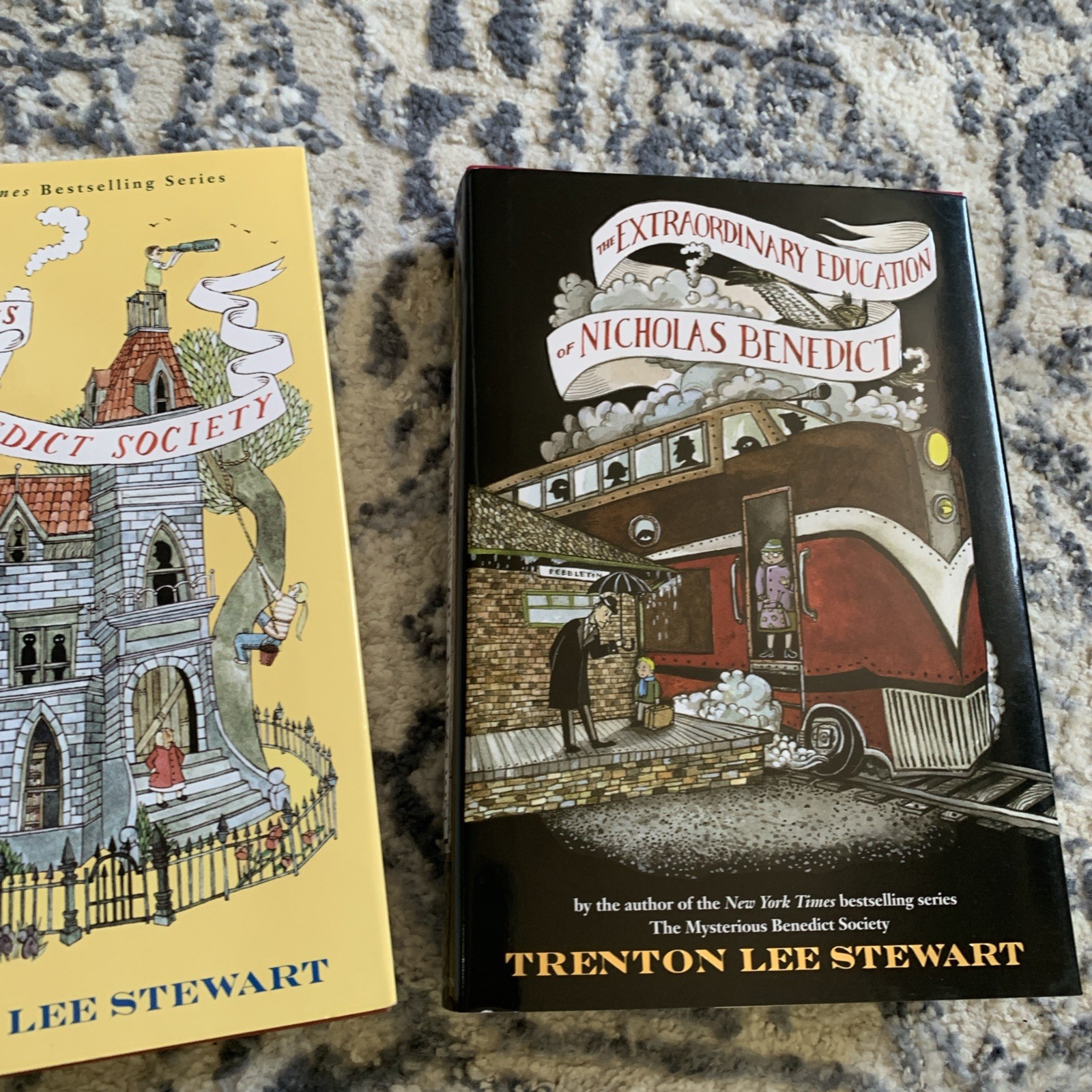The Mysterious Benedict Society HARDCOVER Complete Collection Box Set First Ed.