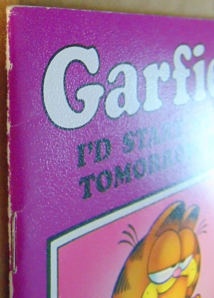 Garfield little book (16 pages) c1983 “Id’ Start My Diet Tomorrow, But…”