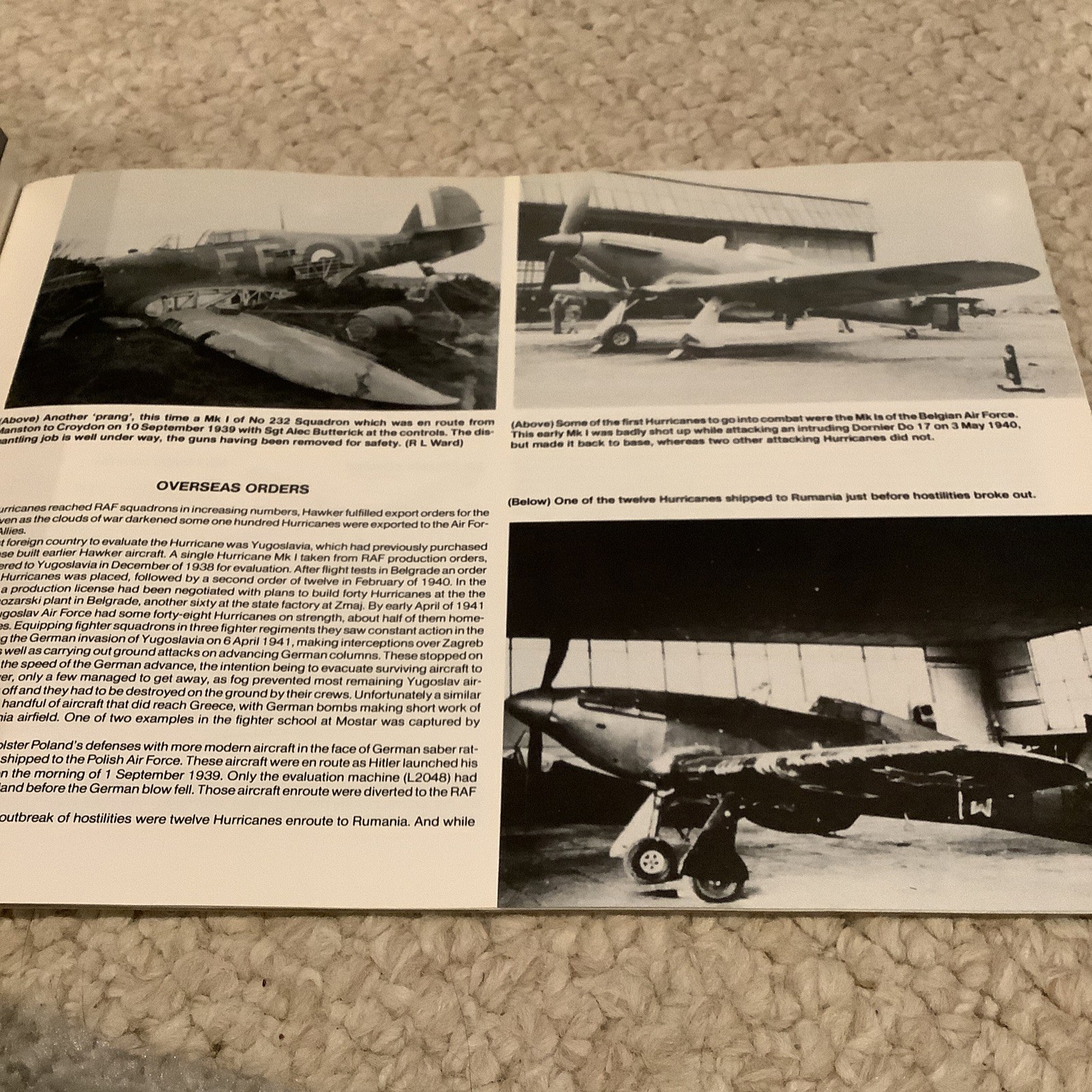 Hurricane in Action #72 by Jerry Scutts- Squadron Signal Publications
