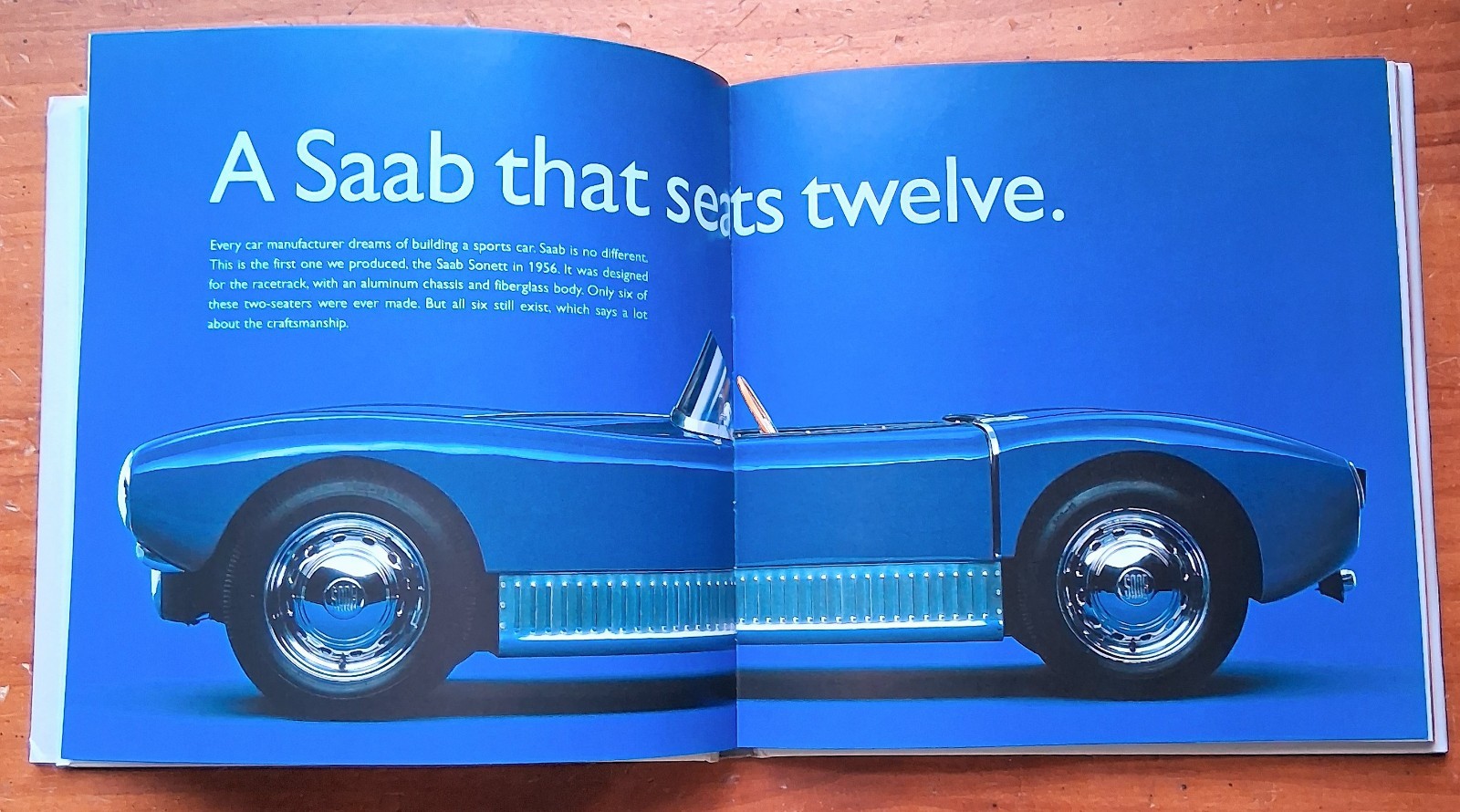 Made in Trollhattan Sweden SAAB Automobiles 2001 Hardcover Book in Dustjacket