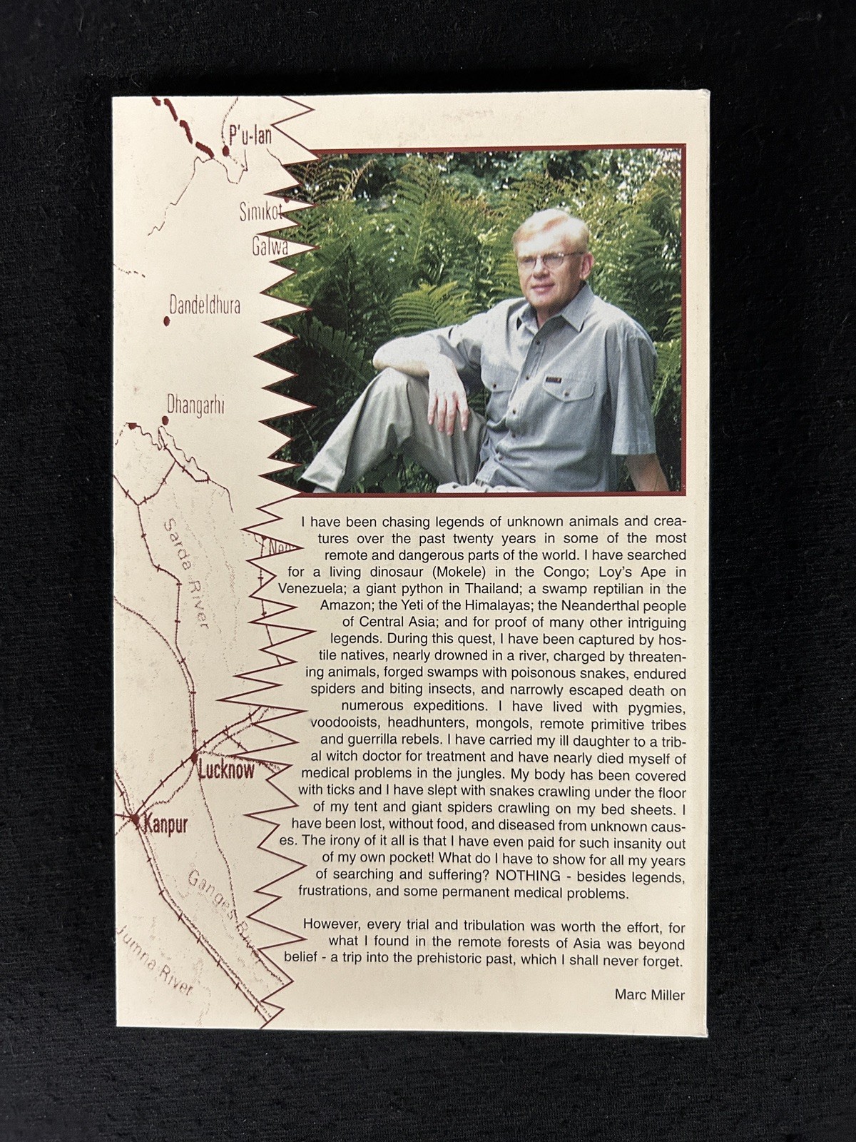 Marc Miller LEGENDS CONTINUE Adventures in Cryptozoology SC OOP