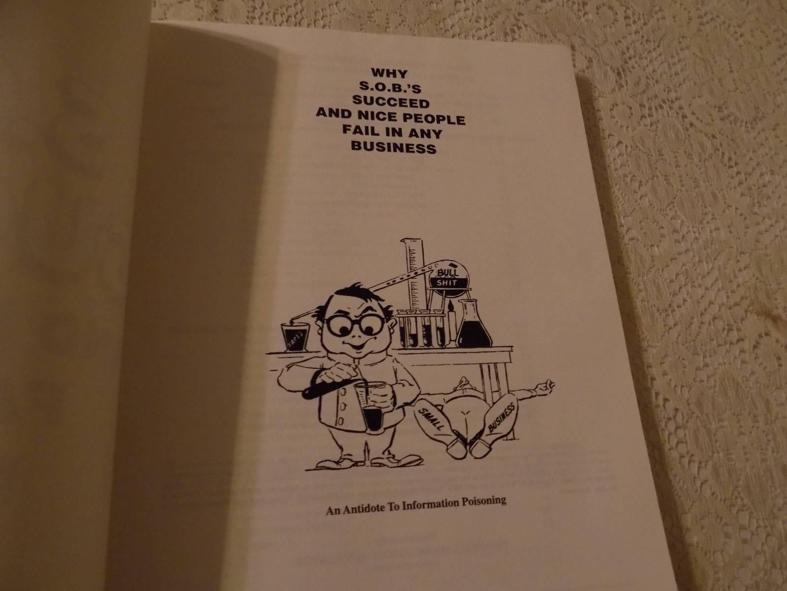Why SOBs Succeed & Nice Guys Fail in Small Business Startup Manual Bob Morrison
