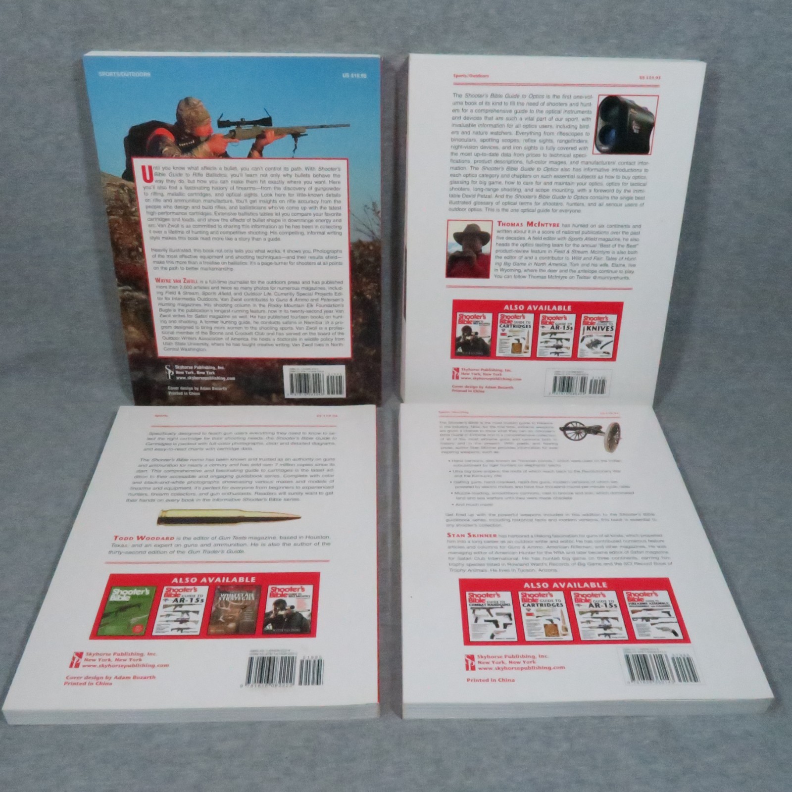 4 Shooter’s Bible Guides Rifle Ballistics, Optics, Cartridges, Extreme Iron