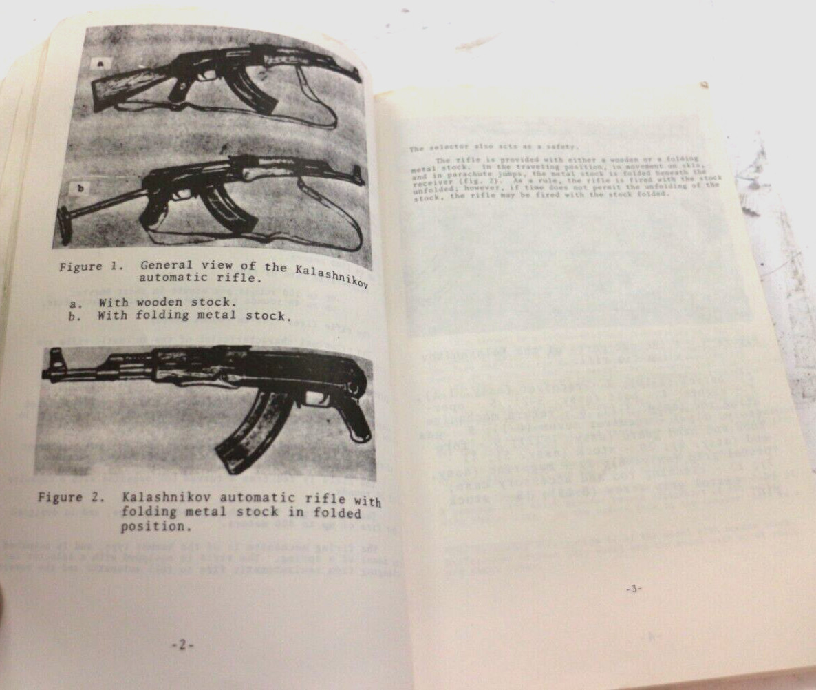The AK47 Assault Rifle Softcover Reference Book 1969