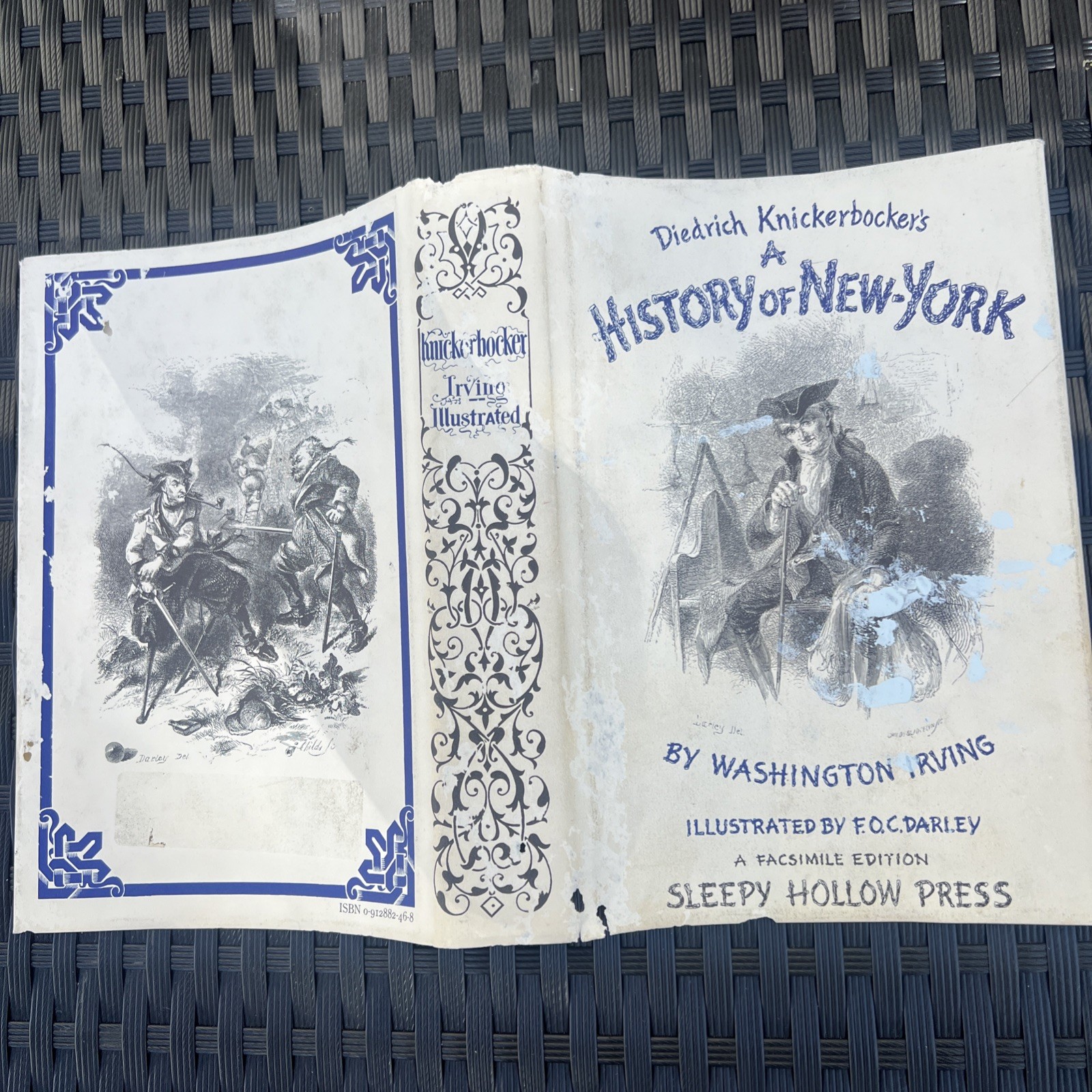 Rare KNICKERBOCKER’S HISTORY OF NEW YORK by Washington Irving 1981 Facsimile EX+