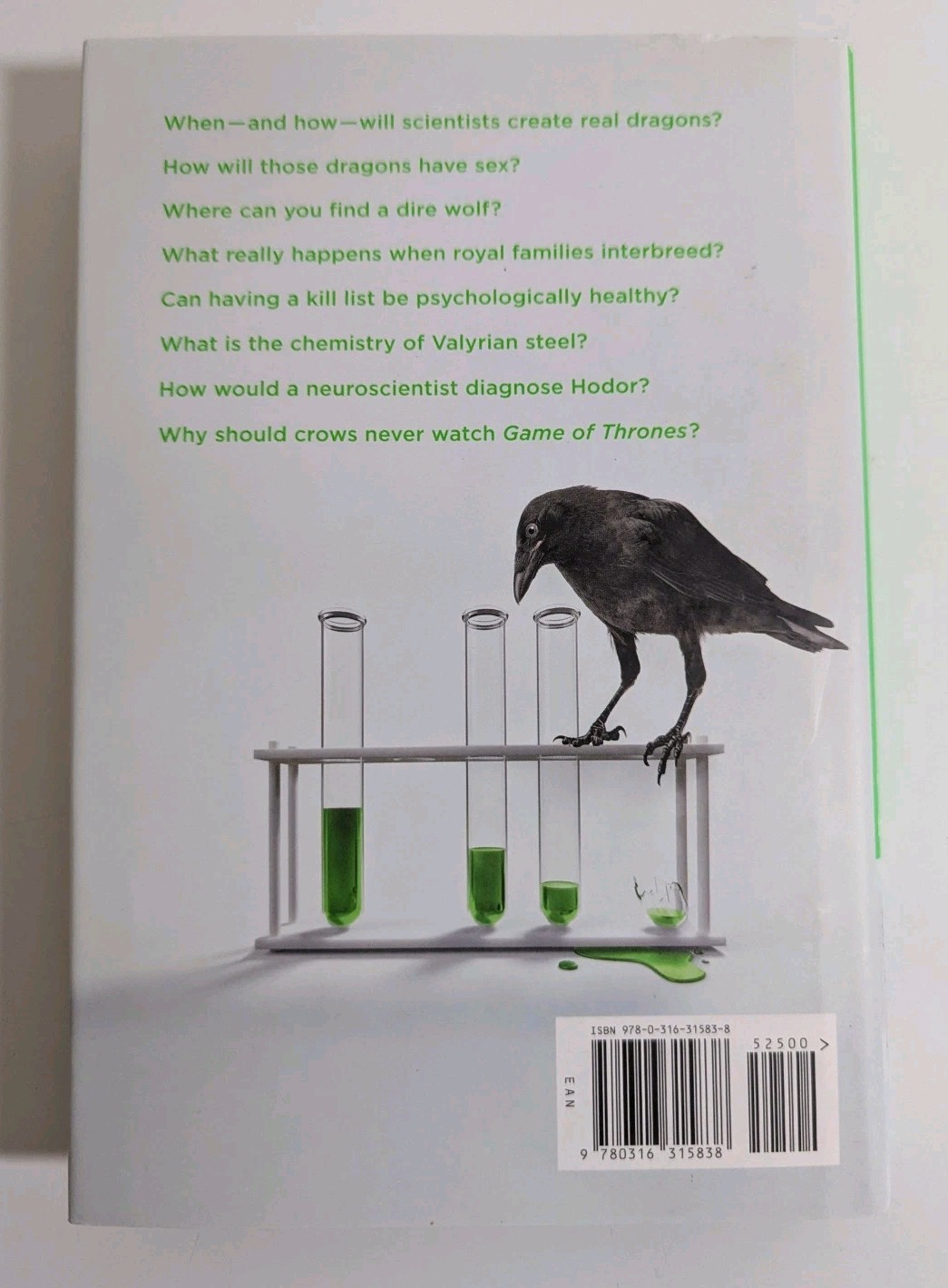 The Science of Game of Thrones Helen Keen HC Book Sifting Facts from Fantasy